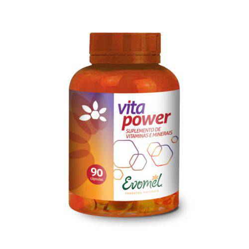 Assistência Técnica, SAC e Garantia do produto Polivitamínico de a A Z Vita Power 90 Cápsulas Evomel