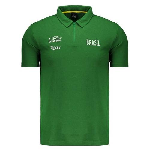 Assistência Técnica, SAC e Garantia do produto Polo Olympikus Brasil Cbv Viagem Verde P