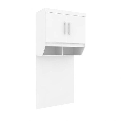 Assistência Técnica, SAC e Garantia do produto Ponte Modulada com Cabeceira Solteiro 2 Portas 100cm Supreme Robel Branco Fosco/Branco Madeirado