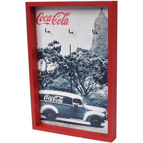 Assistência Técnica, SAC e Garantia do produto Porta-Chaves Coca-Cola Madeira Landscape Rio de Janeiro Urban - (32x22x4,5cm)