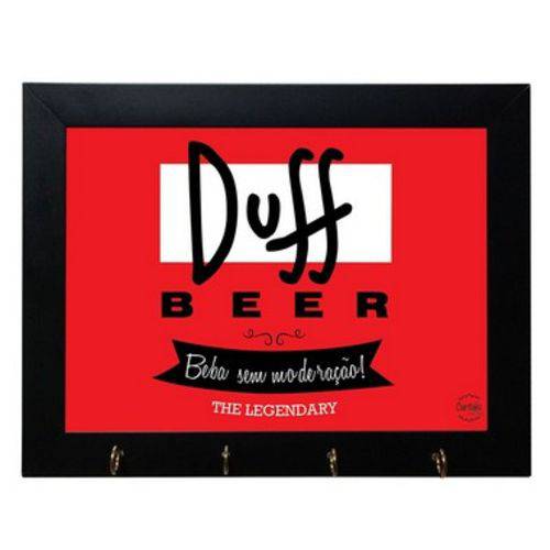 Assistência Técnica, SAC e Garantia do produto Porta Chaves Decorativo Duff Beer - 18x24cm