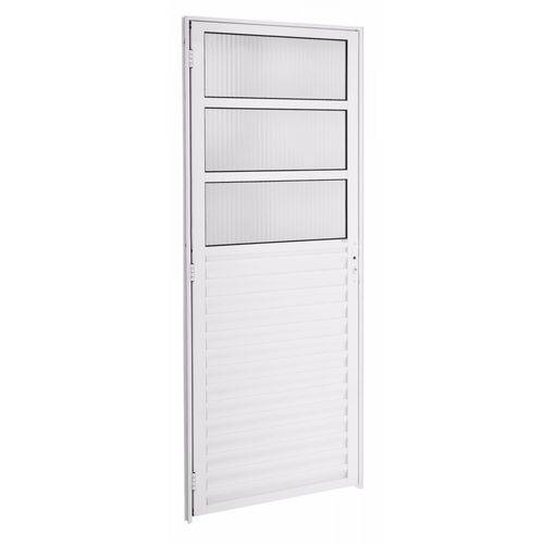 Assistência Técnica, SAC e Garantia do produto Porta de Alumínio com Vidro Mini Boreal Astra Tecno Branco 210cmx80cm Branco