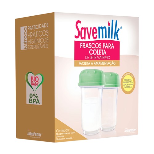 Assistência Técnica, SAC e Garantia do produto Porta Leite Materno Savemilk Verde 120ml com 2 Unidades