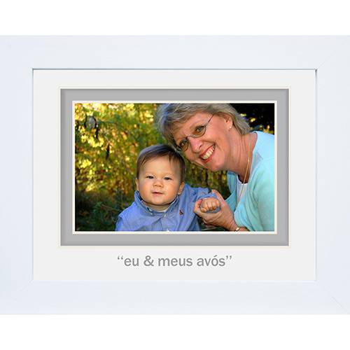 Assistência Técnica, SAC e Garantia do produto Porta-Retrato Baby Decor Avos 10x15cm Colorido - Kapos