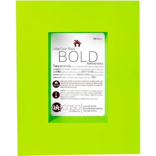 Assistência Técnica, SAC e Garantia do produto Porta Retrato Bold Verde - Uatt?