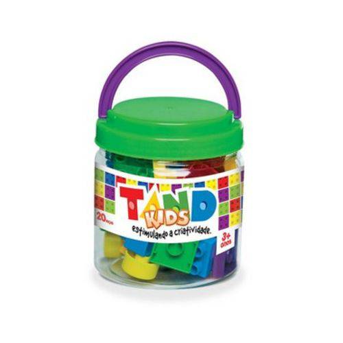 Assistência Técnica, SAC e Garantia do produto Pote com Blocos de Montar Tand Kids - 20 Peças - Toyster