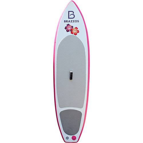 Assistência Técnica, SAC e Garantia do produto Prancha de Stand Up Paddle Inflável Brazzos Modelo S Branco Flor 10 Pés