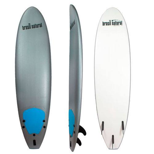 Assistência Técnica, SAC e Garantia do produto Prancha de Surf para Inciante 6'6 Softboard Cinza- Brasil Natural