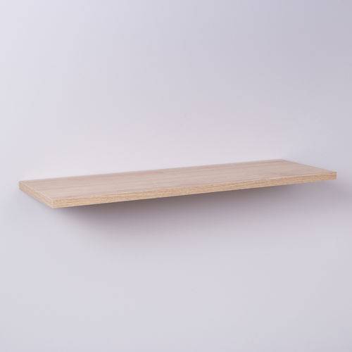 Assistência Técnica, SAC e Garantia do produto Prateleira Cor Carvalho (madeira) 60 X 20cm em MDP com Suporte Invisível - Crie Fácil