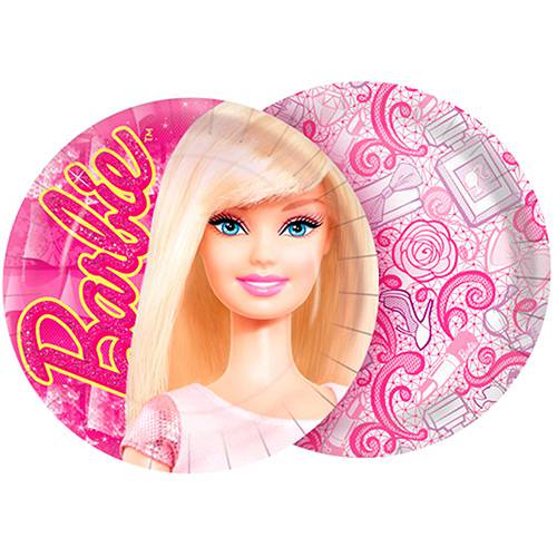 Assistência Técnica, SAC e Garantia do produto Prato 18cm Barbie Core com 8 Unidades - Regina Festas