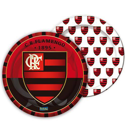 Assistência Técnica, SAC e Garantia do produto Prato Descartável Flamengo 8uni - Festcolor