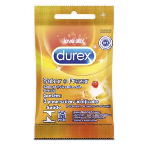 Assistência Técnica, SAC e Garantia do produto Preservativo Durex Sabor e Prazer 3 Unidades