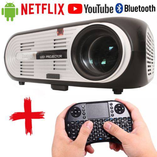 Assistência Técnica, SAC e Garantia do produto Projetor Datashow Android 6.0 Netflix Youtube Bluetooth Wifi Espelha Tela