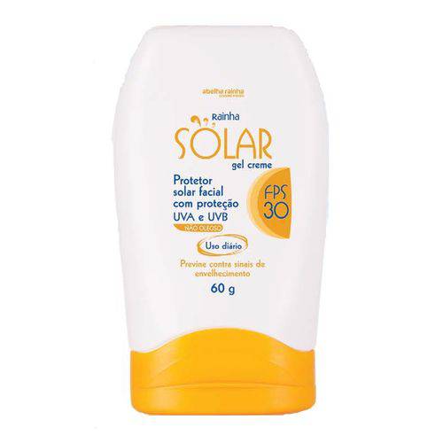 Assistência Técnica, SAC e Garantia do produto Protetor Solar Facial com Proteção UVB e UVA FPS 30 Gel Creme Rainha Solar Abelha Rainha 60g