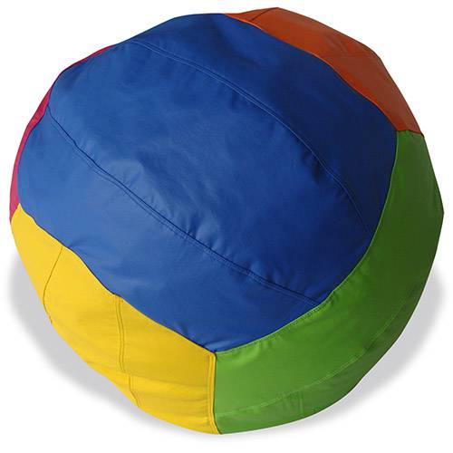 Assistência Técnica, SAC e Garantia do produto Puff Infantil Big Ball Vôlei de Praia Courino Colorido - Stay Puff