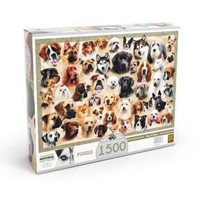 Assistência Técnica, SAC e Garantia do produto Puzzle 1500 Peças Cães & Raças