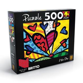 Assistência Técnica, SAC e Garantia do produto Puzzle 500 Peças Romero Britto - a New Day