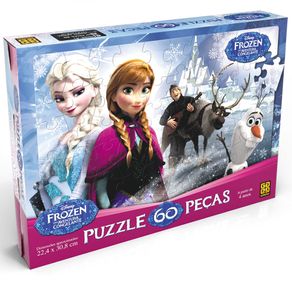 Assistência Técnica, SAC e Garantia do produto Puzzle 60 Peças Frozen