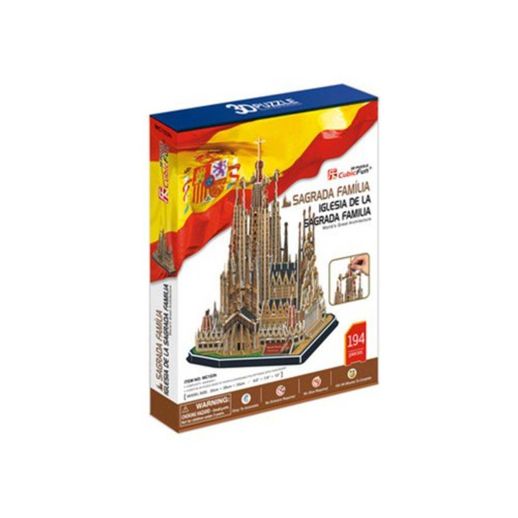 Assistência Técnica, SAC e Garantia do produto Puzzle 3D Sagrada Família 194 Peças - Brinquedos Chocolate