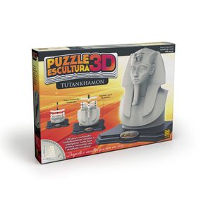 Assistência Técnica, SAC e Garantia do produto Puzzle Escultura 3D Tutankhamon