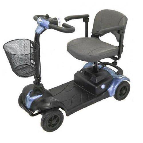 Assistência Técnica, SAC e Garantia do produto Quadriciclo Cadeira de Rodas Motorizada Scooter Elétrica Ottobock Scott S Azul Portátil