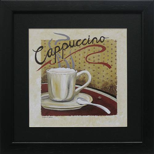 Assistência Técnica, SAC e Garantia do produto Quadro Copa Cozinha Capuccino com Vidro 22x22cm - Kapos