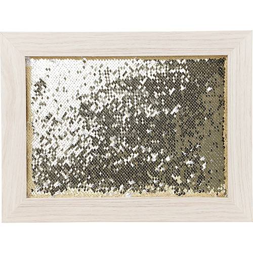 Assistência Técnica, SAC e Garantia do produto Quadro de Notas Decorativo Magic Médio Dourado/Branco - Orb