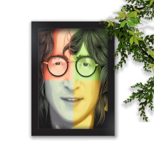 Assistência Técnica, SAC e Garantia do produto Quadro Decorativo Beatles John Lennon Colors Fundos Coloridos