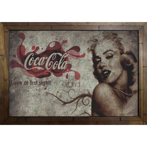 Assistência Técnica, SAC e Garantia do produto Quadro Decorativo Marilyn Monroe Coca Mdf 50 X 35cm B011