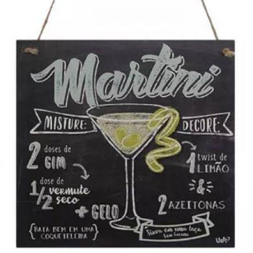 Assistência Técnica, SAC e Garantia do produto Quadro Decorativo Uatt Martini 18 X 18 Cm