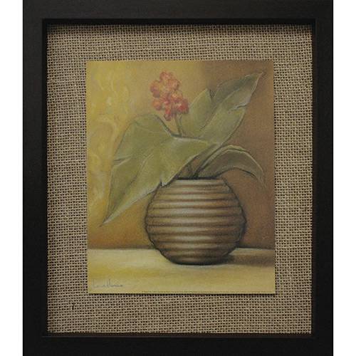 Assistência Técnica, SAC e Garantia do produto Quadro Rustic Vase II com Vidro e Juta 30x35cm - Kapos