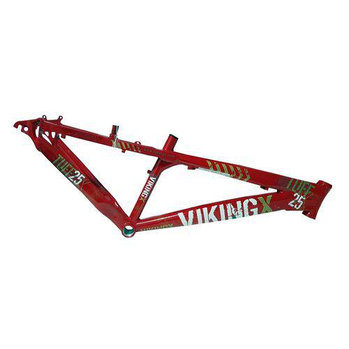 Assistência Técnica, SAC e Garantia do produto Quadro Vikingx Tuff 25 Aro 26 Mtb Downhill Street Vermelho