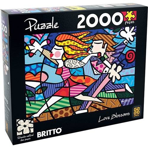 Assistência Técnica, SAC e Garantia do produto Quebra-Cabeça 2000 Peças - Romero Britto - Love Blossoms - Grow