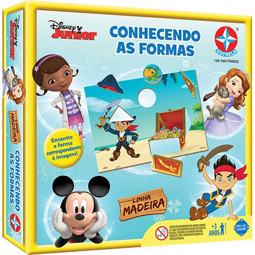 Assistência Técnica, SAC e Garantia do produto Quebra-Cabeça Conhecendo as Formas Disney Jr. - Estrela