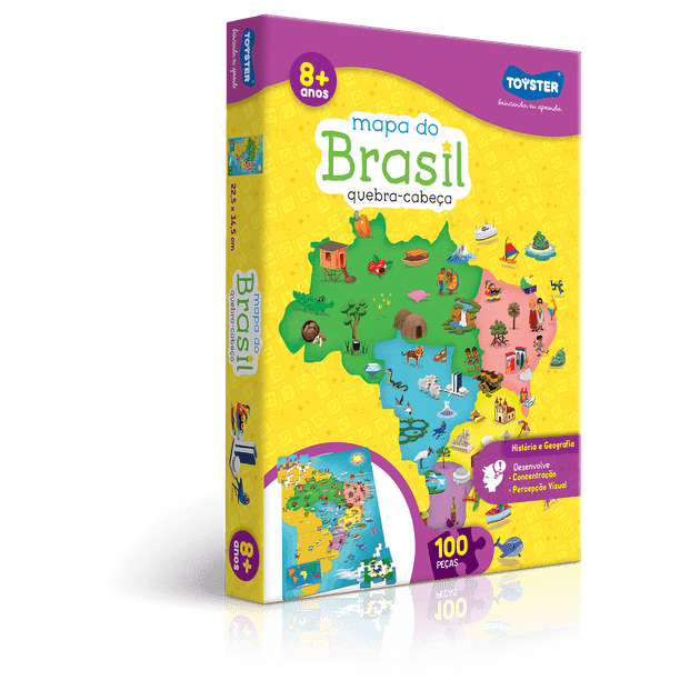 Assistência Técnica, SAC e Garantia do produto Quebra-cabeça Mapa do Brasil