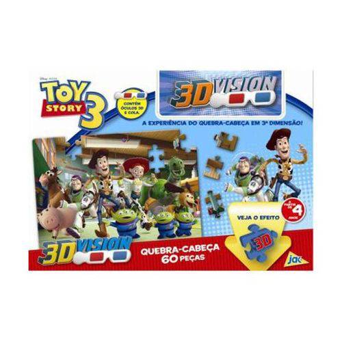 Assistência Técnica, SAC e Garantia do produto Quebra-Cabeca Toyster Toy Story 3 3D Vision 789605400 1676 9