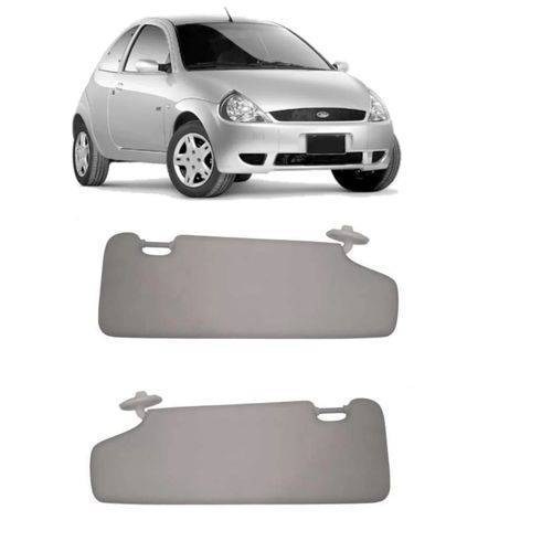 Assistência Técnica, SAC e Garantia do produto Quebra Sol Ford KA Lado Esquerdo e Lado Direito Sem Espelho com Bolsa Cinza Padrão