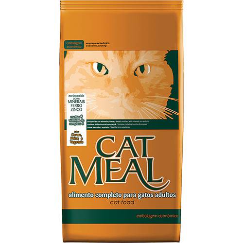 Assistência Técnica, SAC e Garantia do produto Ração Cat Meal para Gatos Carne, Peixe e Vegetais 25Kg