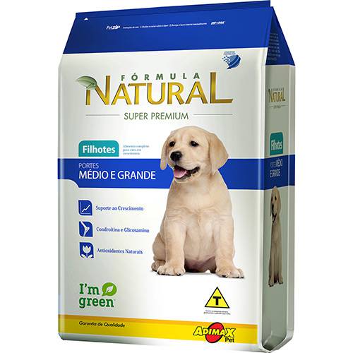 Assistência Técnica, SAC e Garantia do produto Ração Fórmula Natural Super Premium para Cães Filhotes Mix 2,5kg