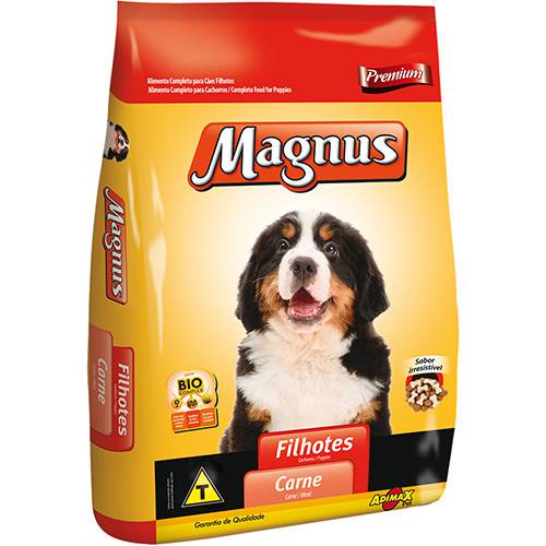 Assistência Técnica, SAC e Garantia do produto Ração Magnus Premium para Cães Filhotes Carne 10kg