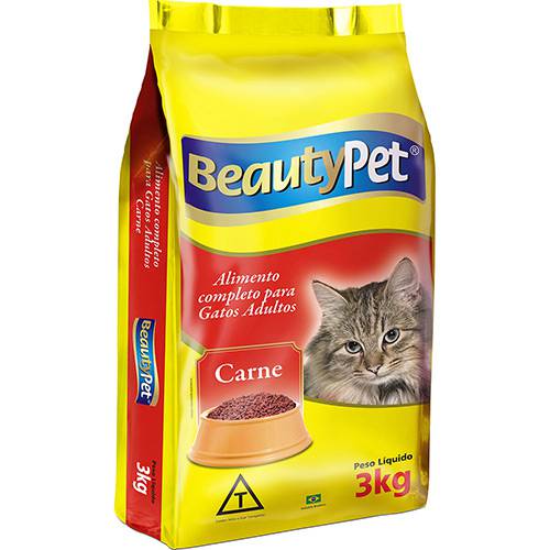 Assistência Técnica, SAC e Garantia do produto Ração para Gatos Sabor Carne 3kg - Beauty Pet