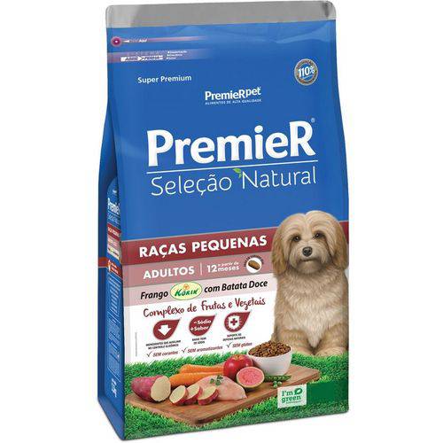 Assistência Técnica, SAC e Garantia do produto Ração Premier Raças Pequenas - Seleção Natural - Batata Doce - 1kg