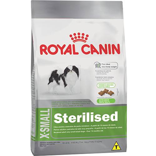 Assistência Técnica, SAC e Garantia do produto Ração Royal Canin X-Small Sterilised para Cães Adultos de Raças Miniaturas - 1kg