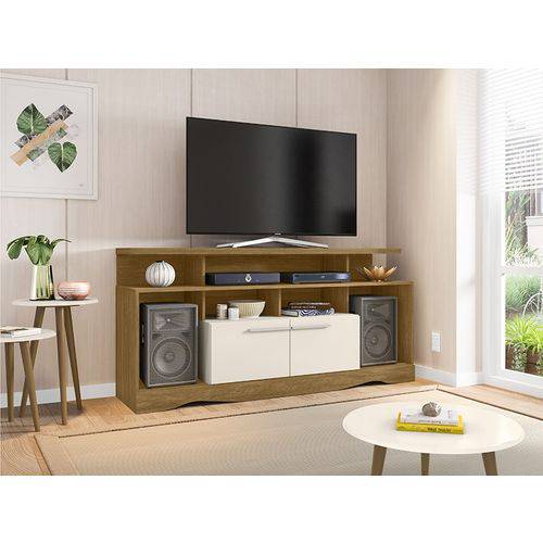 Assistência Técnica, SAC e Garantia do produto Rack Centurini para Sala TV 55'' Cinamomo Off White - Bechara