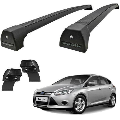 Assistência Técnica, SAC e Garantia do produto Rack Teto Ford Focus Hatch/sedan 2014 a 2017 Preto Sport Long Life