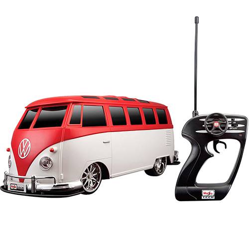 Assistência Técnica, SAC e Garantia do produto Rádio Control 1:10 Volkswagen Van Samba Vermelho - Maisto