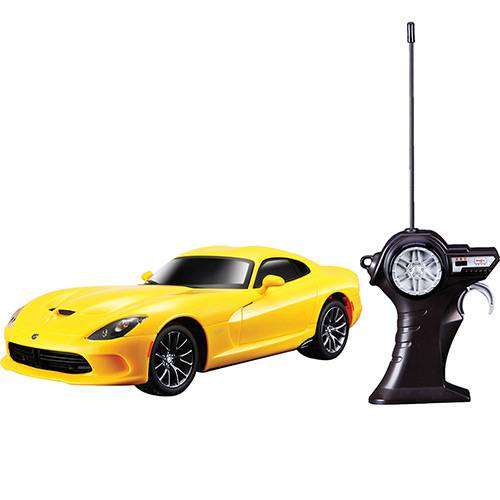 Assistência Técnica, SAC e Garantia do produto Rádio Control 1:24 SRT Viper GTS Amarelo 2013 - Maisto