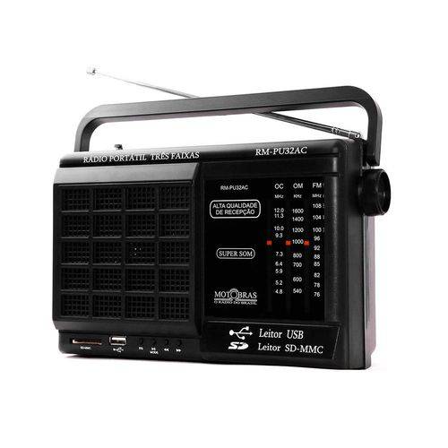 Assistência Técnica, SAC e Garantia do produto Rádio Motobrás 6 Faixas Rm-pu32ac