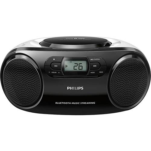 Assistência Técnica, SAC e Garantia do produto Rádio Portátil Philips AZ330TX/78 CD Player FM Bluetooth USB Aux MP3 - Preto