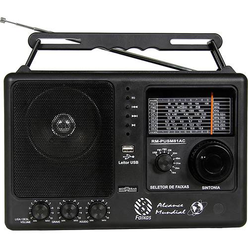 Assistência Técnica, SAC e Garantia do produto Rádio Portátil Rm-pusm-81ac - Motobras